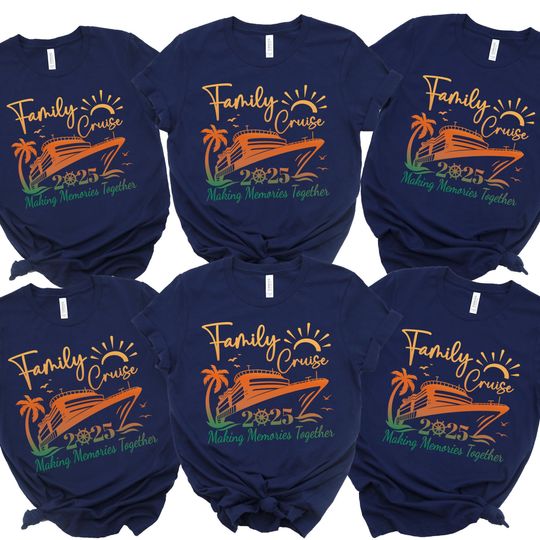 Discover Family Cruise 2025 Shirts, Adults Kids Family Cruise tee, Matching Family Cruise shirt, Cruise Vacation Shirt, customized cruise shirt