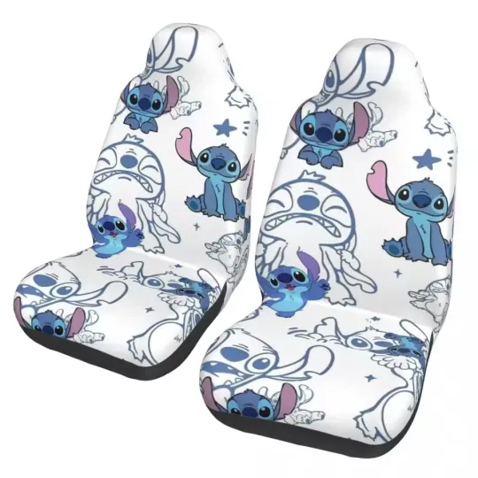 Discover Stitch And Angel Car Seat Cover