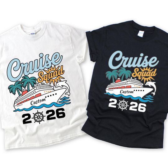 Discover Custom Cruise Squad 2026 Shirt, Cruise Squad Shirt, Custom Cruise Squad Group Shirt for 2026 Season, Custom Family Cruise Shirts, Cruise
