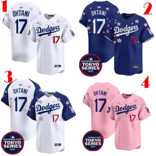 Discover #17 Ohtani Baseball Jersey Reprinted All Sizes