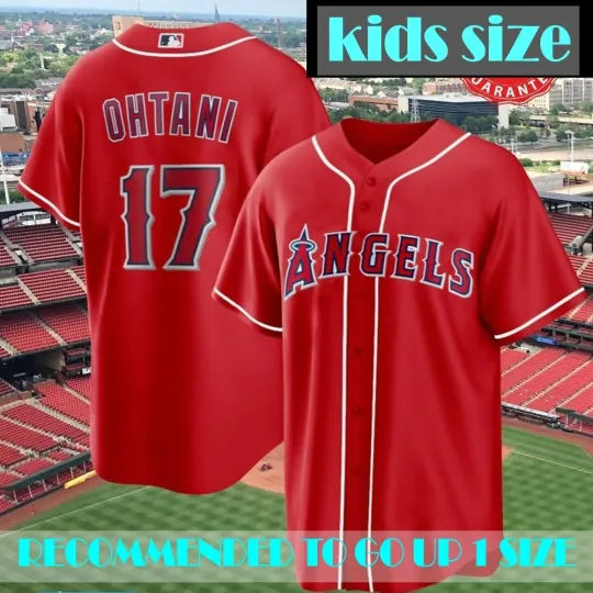 Discover #17 Ohtani Baseball Jersey Reprinted All Sizes Kids Sizes AOP US84.16