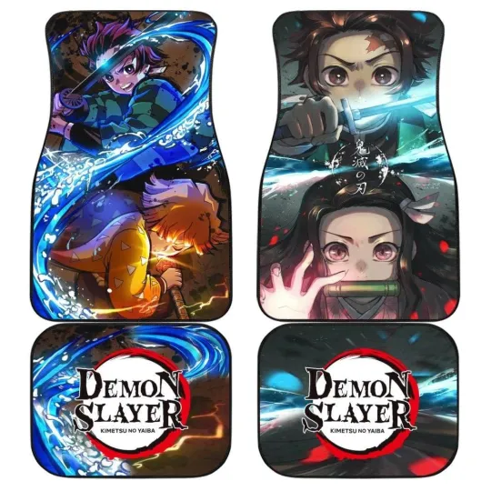 Discover tanjiror x neko demon Car Floor Mats Anime Car Floor Mats