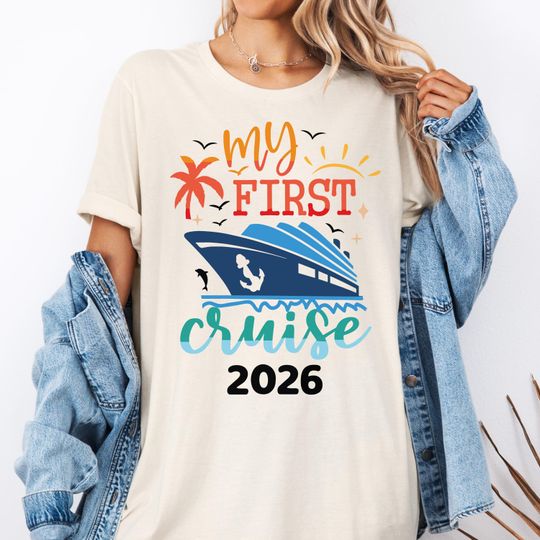 Discover My First Cruise 2026 Shirt, Family Cruise Squad Shirts, First Cruise Trip Shirt, Friends Cruise Matching Shirts, Family Vacation Sweatshirt