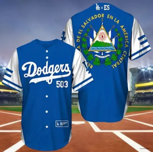 Discover Heritage Night Dodgers 503 Fanmade Print BASEBALL JERSEY  Full Print s-5xl