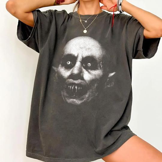 Retro Nosferatu Vampire Gothic Horror T-Shirt