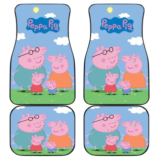 Discover Family Pig Car Mats For Fans