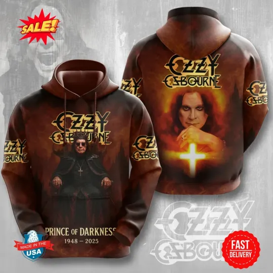 Ozy Osbourne 3D Hoodie 2025 Special Edition Gift For Fan