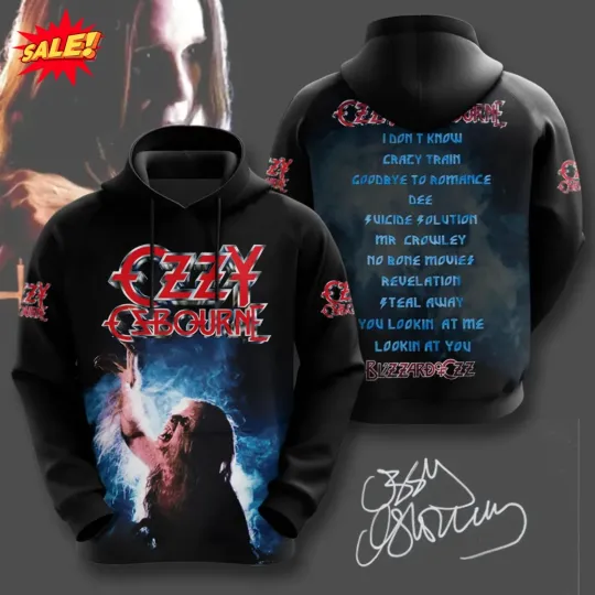 2025 Ozy Osbourne 3D Hoodie