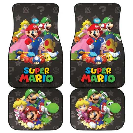 Discover Super Mario Car Floor Mats Custom For Fans Car Accessories