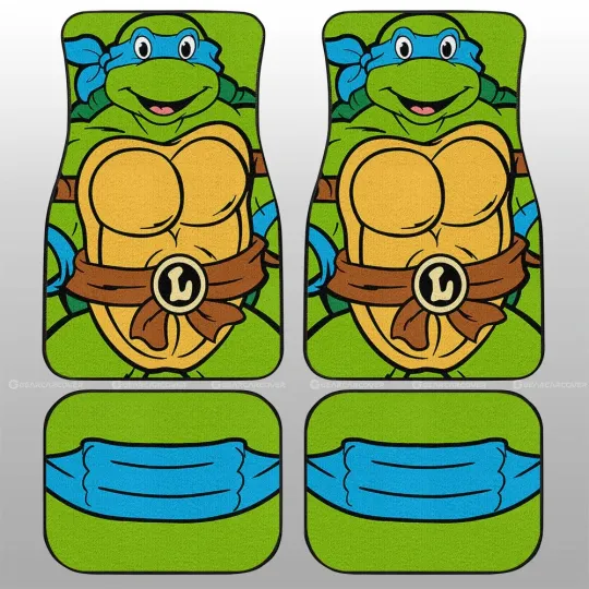 Discover Michelangelo Car Floor Mats Custom Ninja Turtle Car Accessories