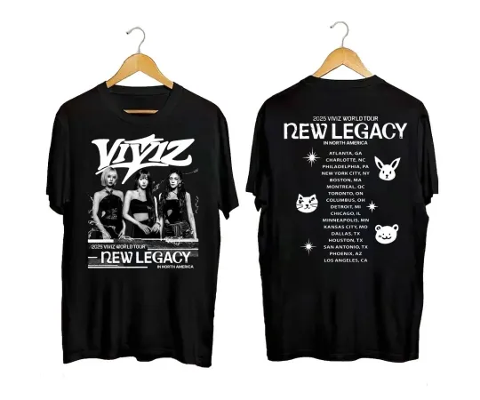 Discover Viviz New Legacy World Tour 2025 T-Shirt