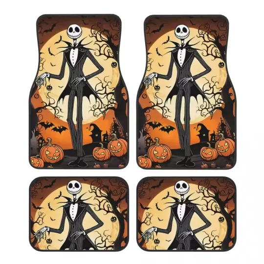 Discover The Nightmare Before Christmas Floor Mats for Cars All-Weather Anti-Slip Floor