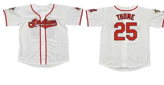 Discover Jim Thome 1995 Jersey Men’s White Size S-5XL