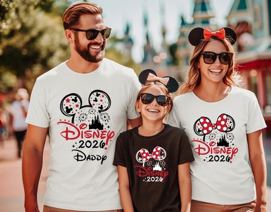 Discover Disney 2026 Shirts,Disneyland 2026 Tshirts,Custom Disney 2026 Family Matching Tshirt,Disneyland Custom Shirt,Disney Family Trip Tee,Disney