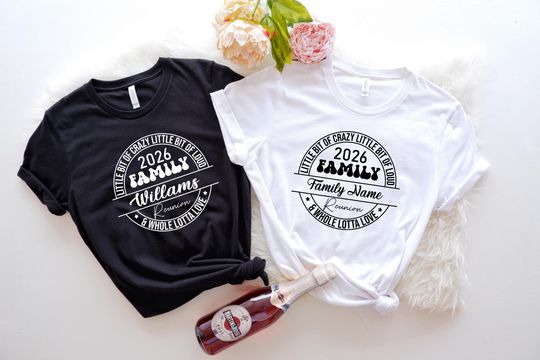 Discover Custom Family Reunion Shirt: Personalized Family 2026 Name & Year
