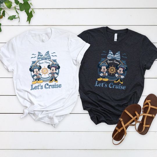 Discover Custom 2026 Disney Cruise Shirts, Family Matching Shirt, Let's Cruise Disney Shirts, 2026 Disneyworld Cruise Family Shirts