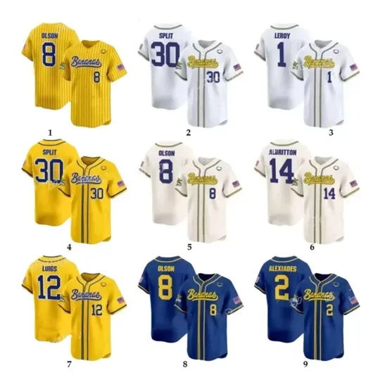 Discover Choose Number Savannah Bananas Baseball Jersey Baseball Jersey