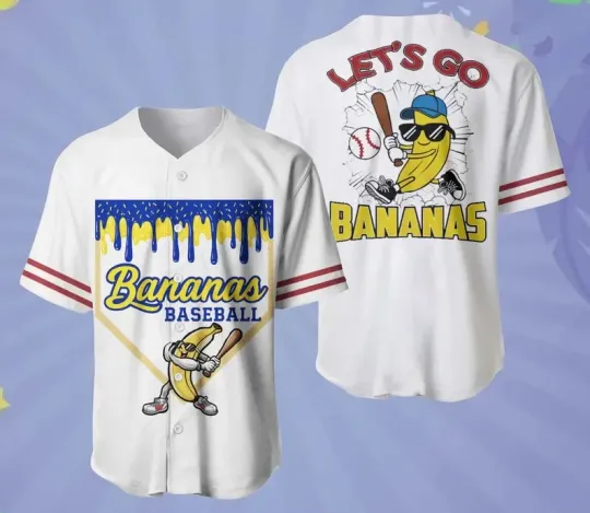 Discover Savannah Bananas Playing Baseball Tee kids Youth Baseball Jersey