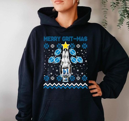 Amon-Ra St. Brown Christmas Hoodie, Detroit Football Vintage