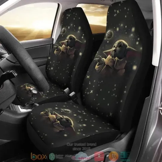 Discover Baby Yoda Galaxy Car Seat Covers