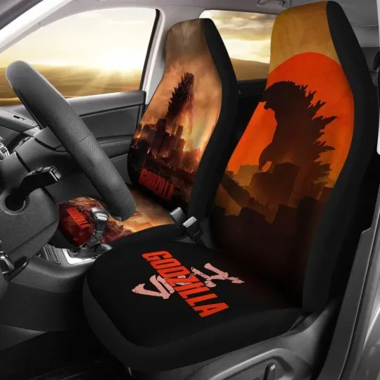 Discover god zilla Car Seat Covers Pacific Rim Movie For Fans