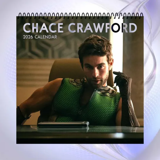 Discover Chace Crawford 2026 Calendar, Celebrity Desk Calendar, Stylish Modern Portrait