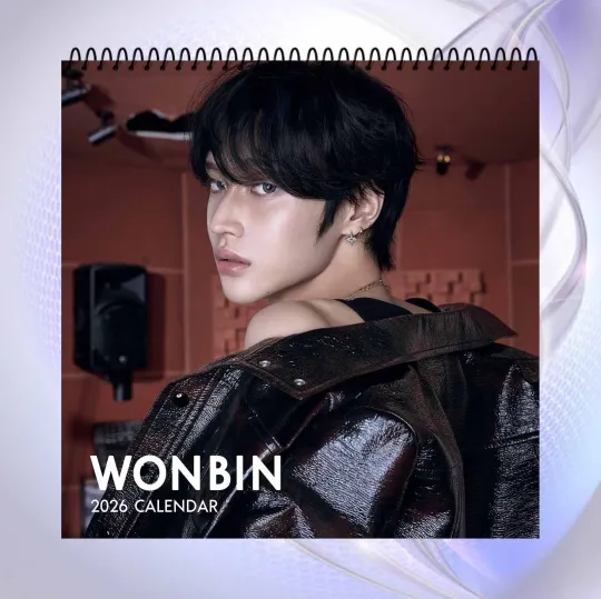 Discover Wonbin 2026 Calendar, K-Pop Star Desk Calendar, Stylish Idol Gift