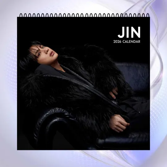 Jin 2026 Calendar, BTS Kpop Idol Desk Calendar, Gift for Army Fans