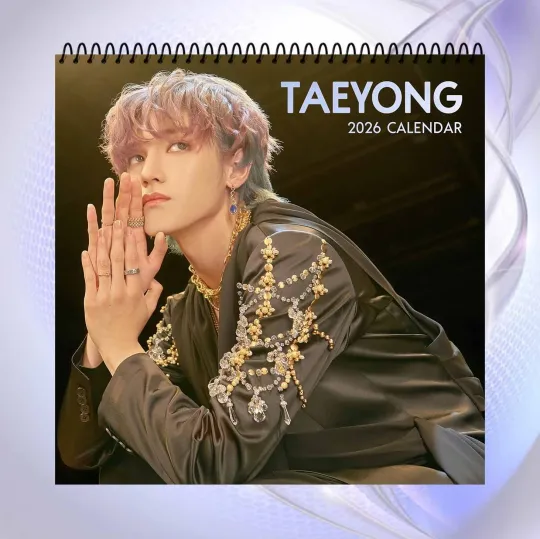 Discover Taeyong 2026 Calendar, K-Pop Idol Desk Calendar, Glamorous Fan Gift