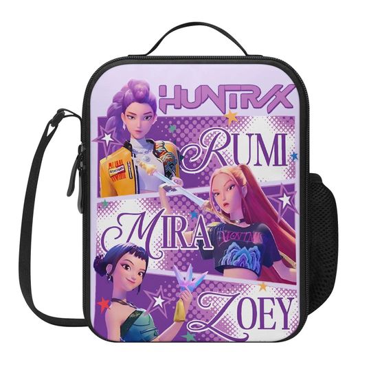 Huntrix Demon Hunters Lunch Box Bag, Kpop Demon Hunters Lunch Bag, Quality Keep Warm/Cold Lunch Bag