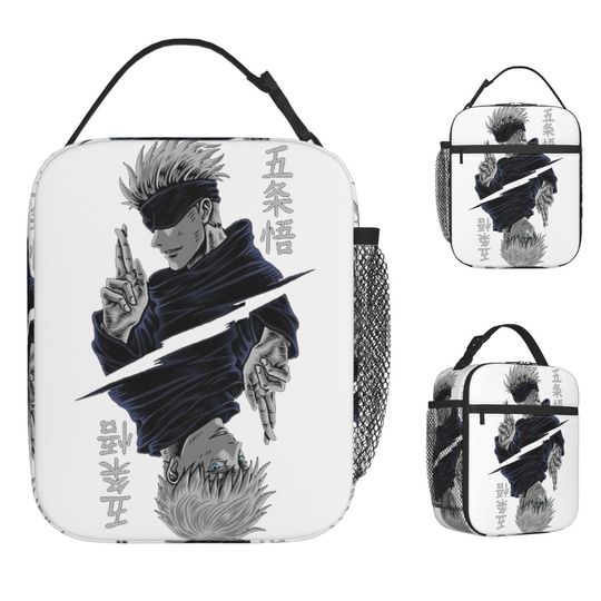 Gojo Satoru Manga Lunch Bag Kids
