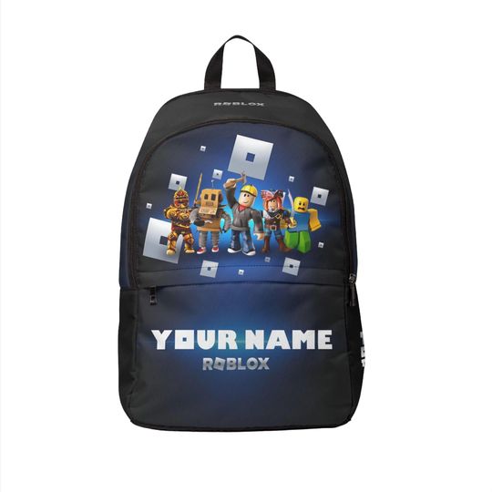 Discover Custom Roblox Backpack, Personalized backpack for boys girls, Roblox Fan school bag, Personalised travel bag, Gaming Backpack, Gamer Bag
