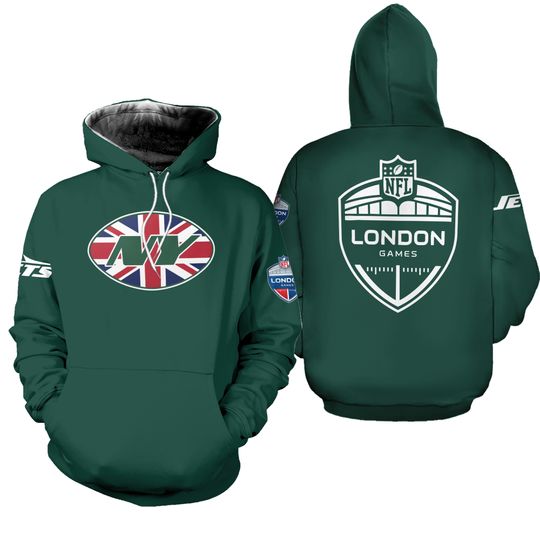Jets 2025 football London Game Pullover Hoodie, Gift For Fans, Christmas Gift