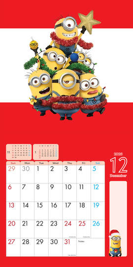 Minions Wall Calendar 2026
