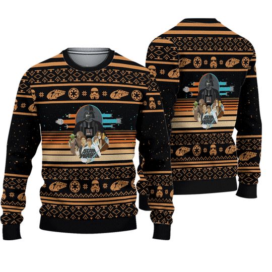 Star Wars Christmas Ugly Sweater, Darth Vader Holiday Sweater