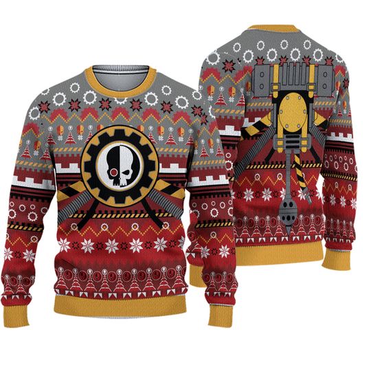 2025 Christmas Warhammer Adeptus Mechanicus Ugly Sweater