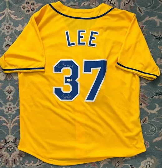 Discover Former Boston  P Bill Lee Autographed Savannah Bananas Jersey
