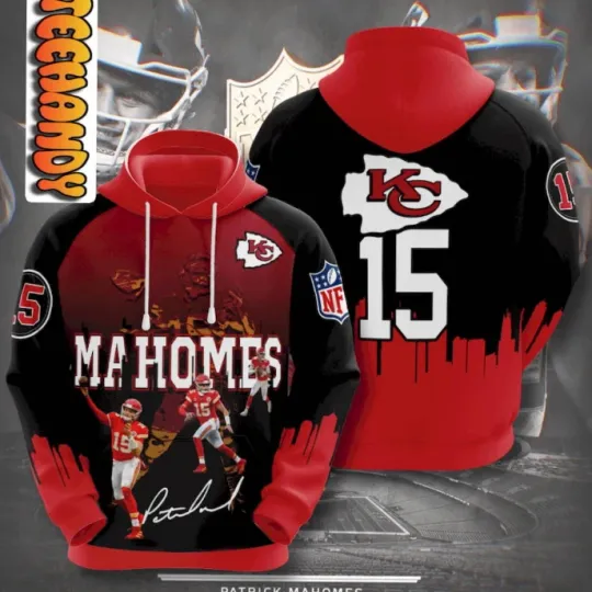 Patrick Mahomes Ii Kansas City Chiefs Hoodie 3D