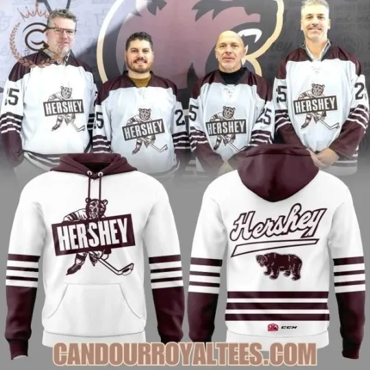 Hershey Team AHL 90th Anniversary Season Hoodie 3D, AOP