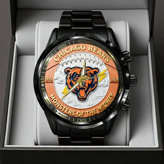 Discover Bears 107th Anniversary 2026 Black Stainless Steel Watch