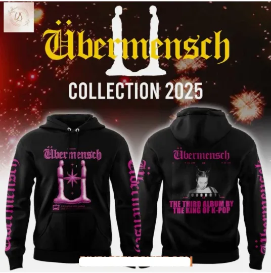 Discover Dragon King Of K-Pop Ubermensch 2025 3D Hoodie