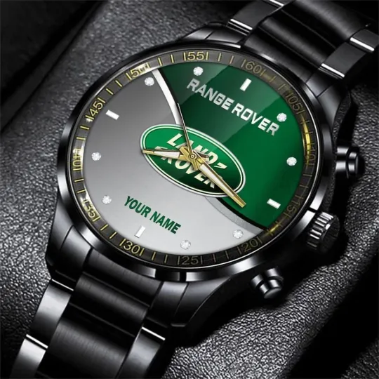 Discover Land Rover Black Stainless Steel Watch
