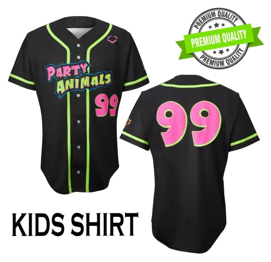 Discover The Party Animals #99 Baseball Jersey 3D Adults Kids Shirt Unisex