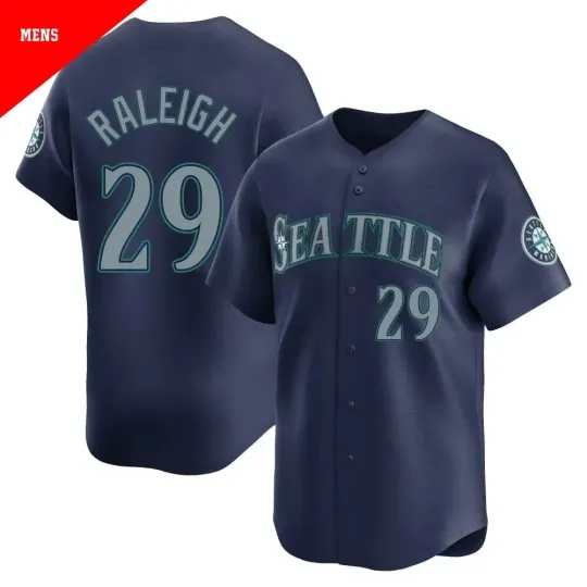 Discover #29 Cal Raleigh Full Printed Baseball Jersey Shirt