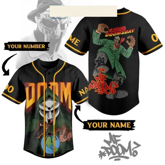 Discover MF Dooom Operation Doomsday Personalized Baseball Jersey Shirt