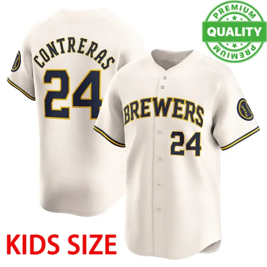 Discover #24 William Contreras Baseball Jersey AOP 3D Size Adults Kids Youth