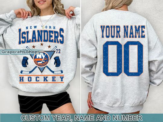 Discover Vintage New York Islanders Sweatshirt, Retro New York shirt, New York Hockey Fan shirt, New York Sweatshirt, Custom hockey tee