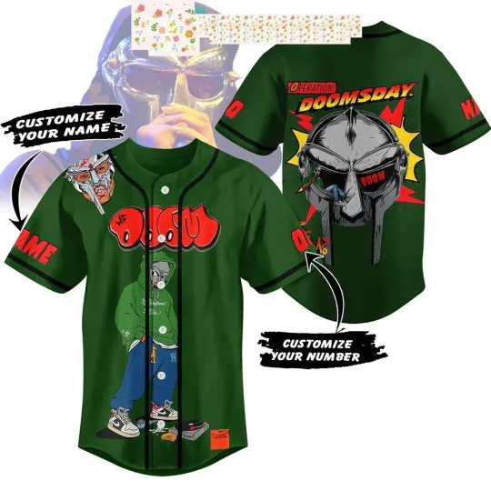 Discover Operation Doomsday Personalized Baseball Jersey