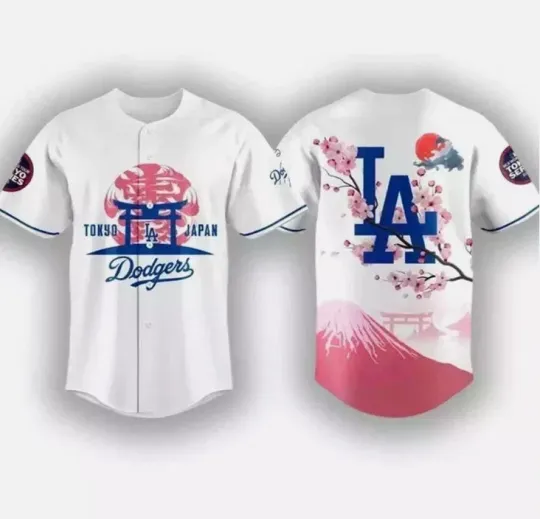 Discover Dodgrs Tokyo 2025 Mount BASEBALL JERSEY All sizes Full Print