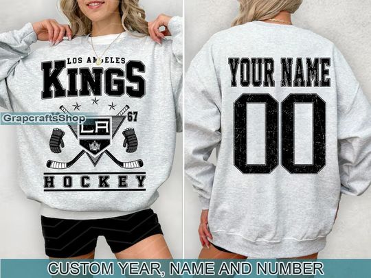 Discover Vintage Los Angeles Kings Sweatshirt, Retro Los Angeles shirt, Los Angeles Hockey Fan shirt, Los Angeles Sweatshirt, Custom hockey tee